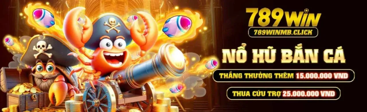 Hình ảnh chính trò chơi Bắn Cá f1686 nổ hũ với cá vàng và kho báu dưới đại dương sôi động